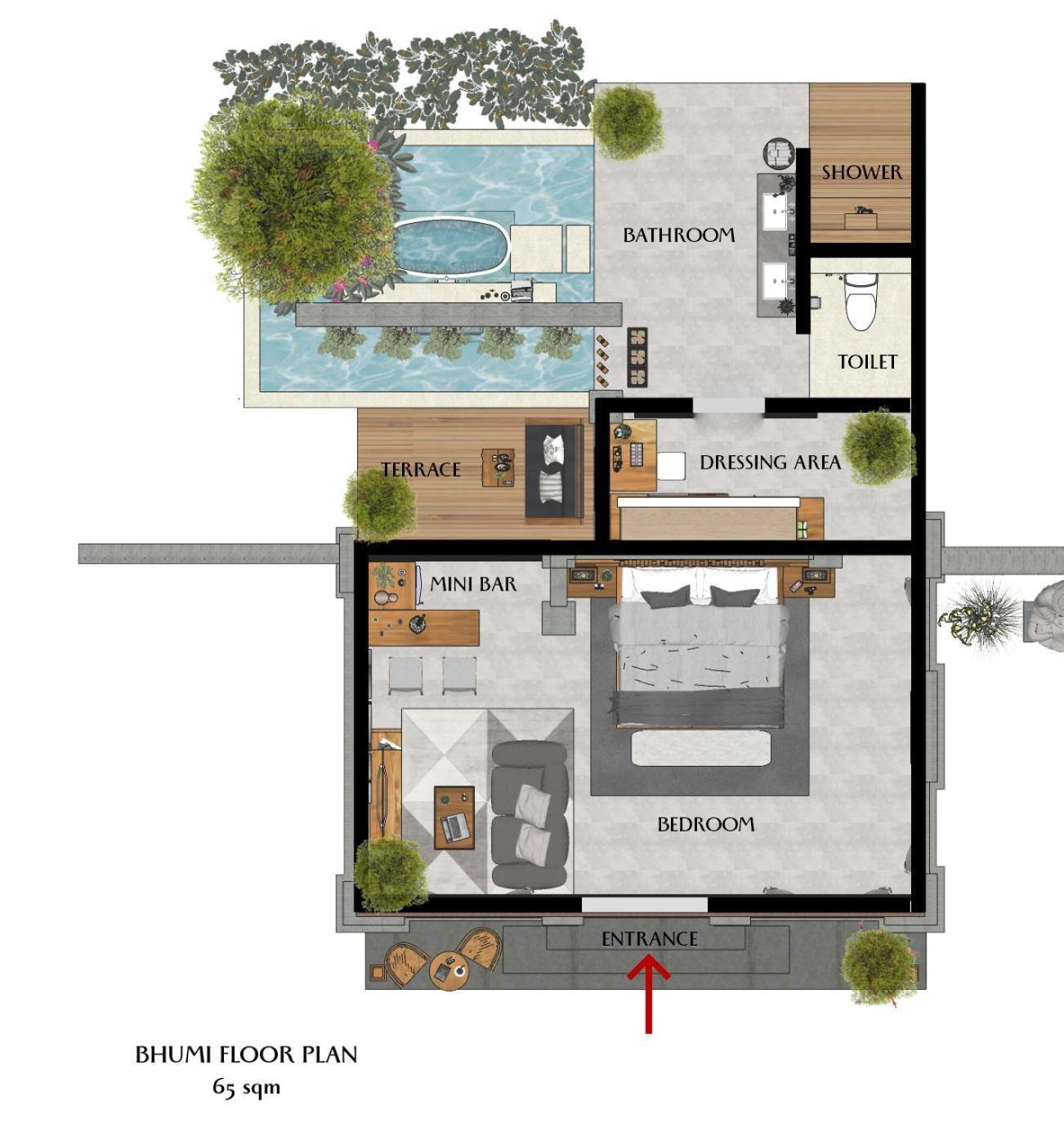 Paripadi Private Villa And Sanctuary Canggu Eksteriør billede